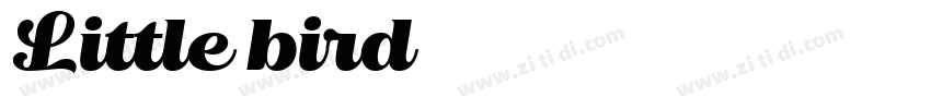 Little bird字体转换